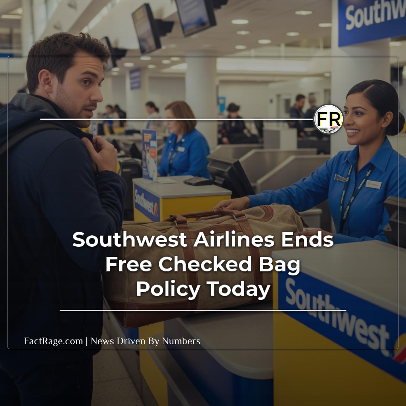 Southwest Airlines Ends Free Checked Bag Policy