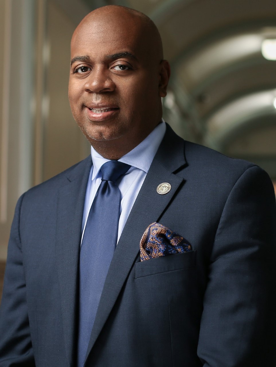 Portrait of Mayor Baraka of Newark New Jersey