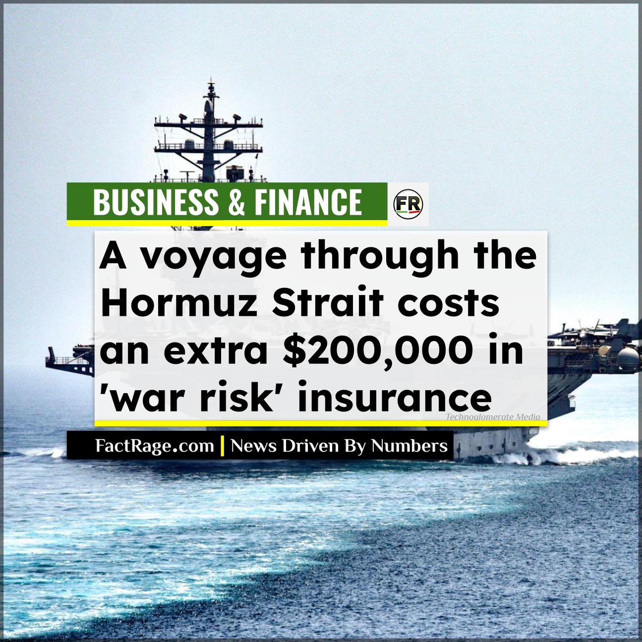 The $200,000 Question: How a 21-Mile Strait Adds a Six-Figure Cost to Oil Shipments