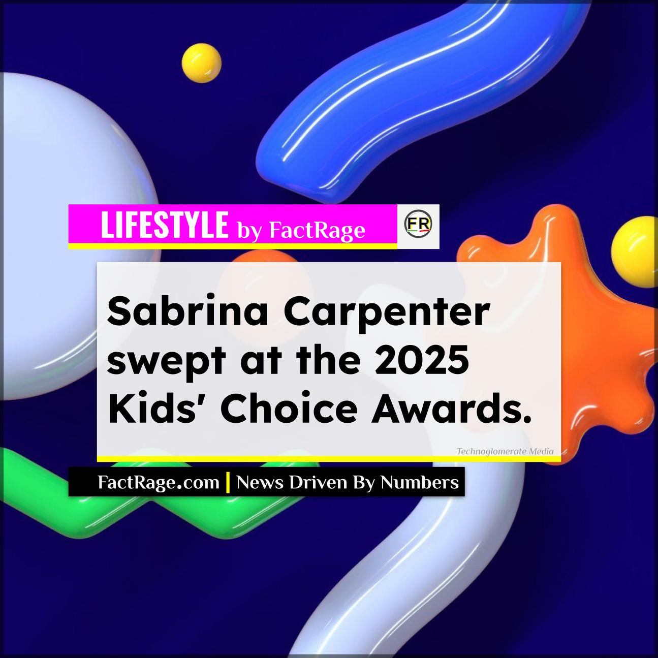 Sabrina Carpenter, ‘Wicked,’ and Stray Kids Dominate the 2025 Kids’ Choice Awards