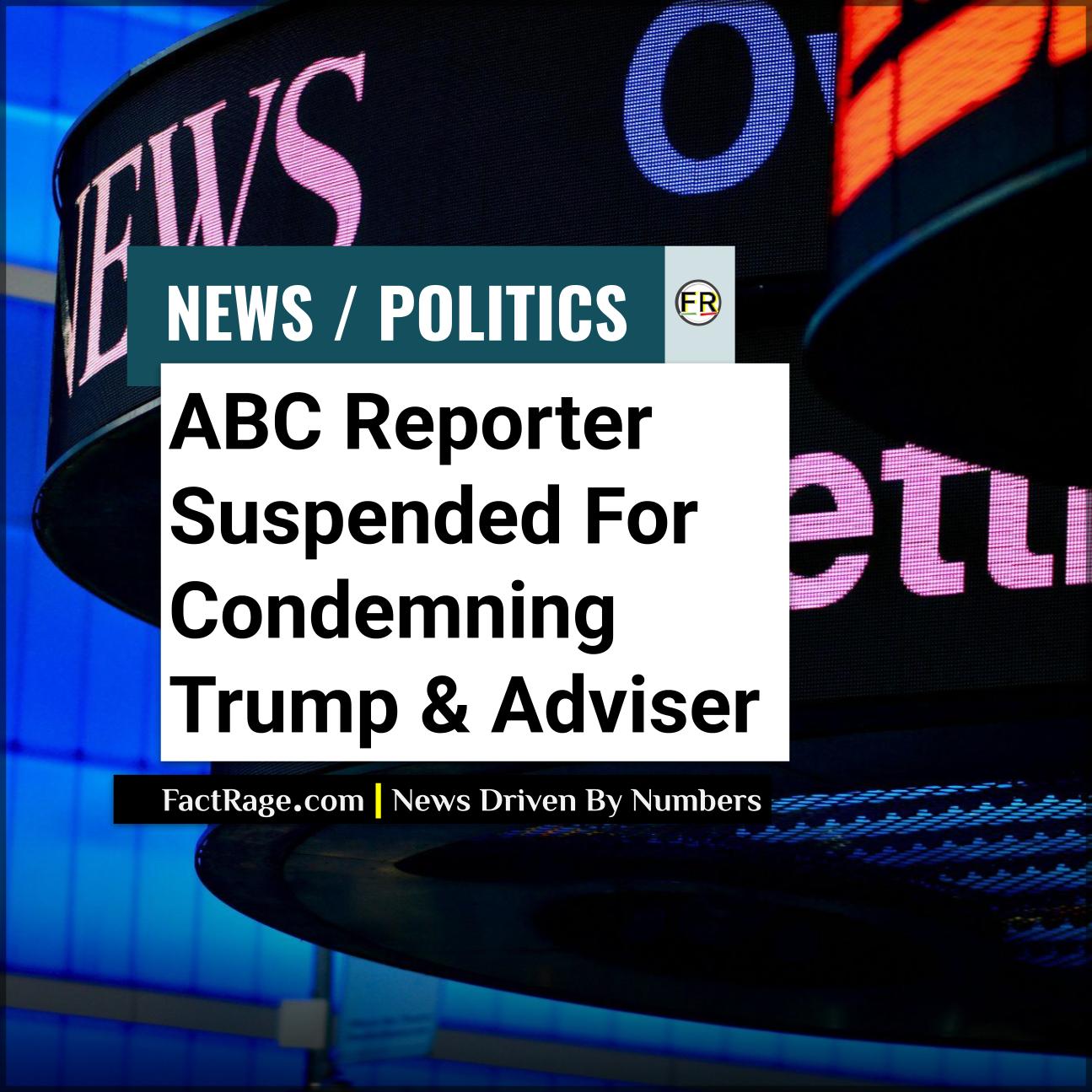 ABC News Correspondent Terry Moran Suspended After Critical Trump Post